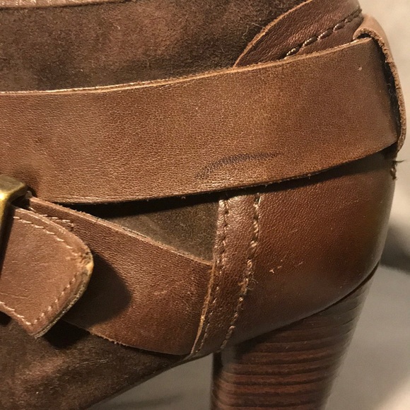 ‼️Last chance! Being donated! Clarks Lida Dallas Brown Leather Booties - Picture 9 of 10